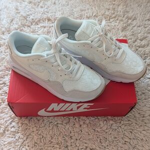 Nike Classic White Lace-Up Sneakers